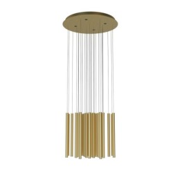 Pakabinamas šviestuvas Maxlight Organic 37xLED 45W Blizgus auksas
