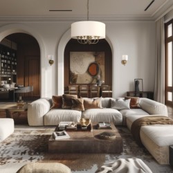 Pakabinamas šviestuvas ABU DHABI P06871BR 6xE14