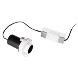 Taškinis šviestuvas Halo E Integruotas LED 6W Baltas