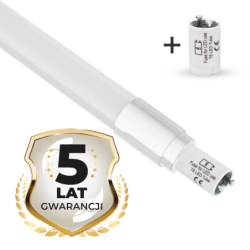 25x LED lempa T8 G13 PREMIUM LED 15.5W 2500lm 4000K 120cm 5 m. garantija