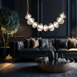 Pakabinamas šviestuvas BOLLA SMOKED 36W LED 3000K