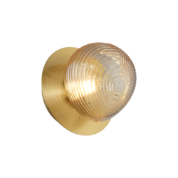 Sieninis šviestuvas / Lubinis šviestuvas BOLLA Auksas 3W LED 3000K
