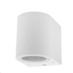 LED fasadinis lauko šviestuvas (aliuminis) BALTA SPALVA IP54 GU10 jungtis 220V