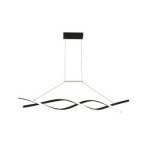 Pakabinamas šviestuvas LED Kono 33W 100cm 4000K JUODA