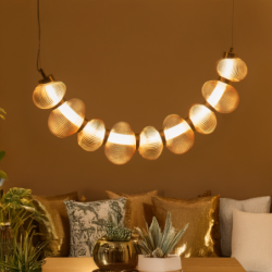 Pakabinamas šviestuvas BOLLA Auksas 36W LED 3000K