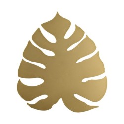 Sieninis šviestuvas MONSTERA 3xG9 AUKSO