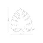 Sieninis šviestuvas MONSTERA 3xG9 AUKSO