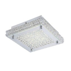 Lubinis šviestuvas Nino Square LED 17W 3000K Chromo (C98000F-17W)