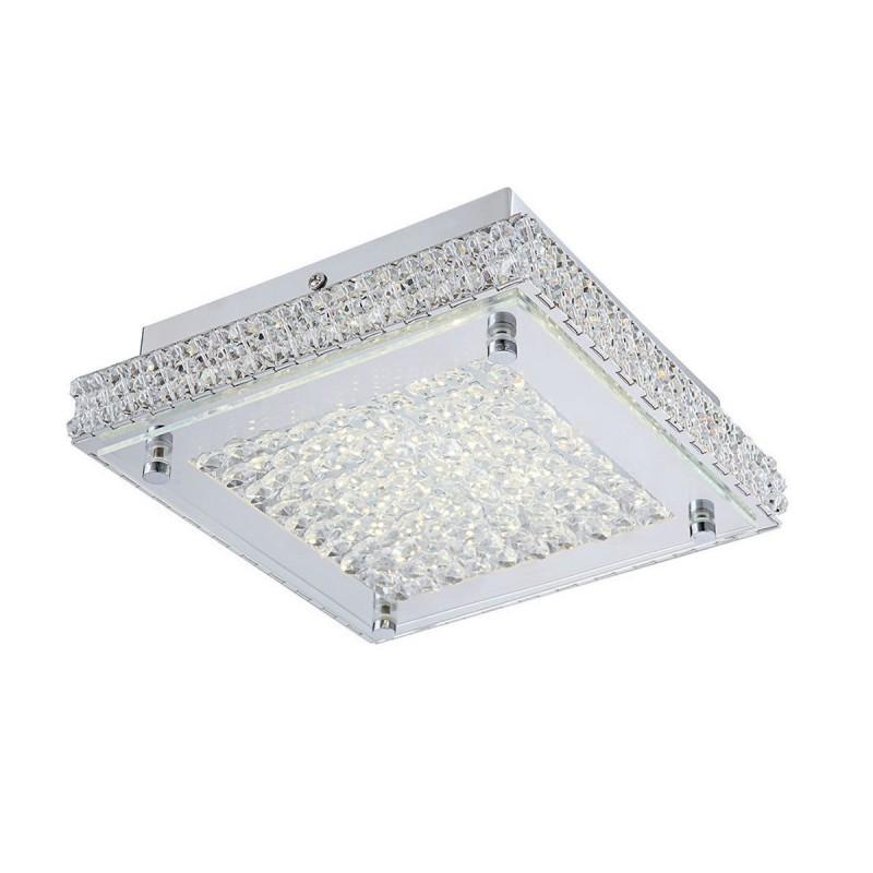 Lubinis šviestuvas Nino Square LED 17W 3000K Chromo (C98000F-17W)