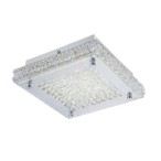 Lubinis šviestuvas Nino Square LED 17W 3000K Chromo (C98000F-17W)