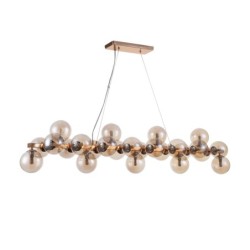 Pakabinamas šviestuvas Cabella 25xG9 Aukso (PND-5252-A-25-GD-CGN)