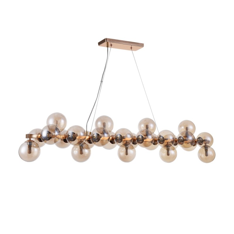 Pakabinamas šviestuvas Cabella 25xG9 Aukso (PND-5252-A-25-GD-CGN)