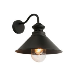 Sieninis lauko šviestuvas Manesto 1xE27 Pilka Juoda Balta (WL-34221-1)