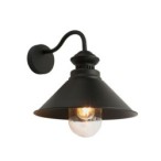 Sieninis lauko šviestuvas Manesto 1xE27 Pilka Juoda Balta (WL-34221-1)
