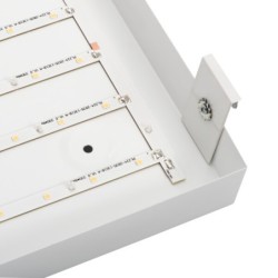 Lubinis šviestuvas TYBIA LED 3 NW SMD 230V 4000K 3800lm IP20 Aliuminio lydinys PMMA Pilka Balta