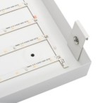 Lubinis šviestuvas TYBIA LED 3 NW SMD 230V 4000K 3800lm IP20 Aliuminio lydinys PMMA Pilka Balta