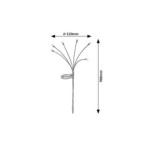 Įsmeigiamas lauko šviestuvas Tavira LED 0.06W 3000K Šilta balta (Juoda)