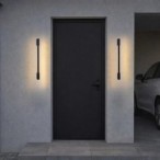 Sieninis lauko šviestuvas Zilina LED 8W 3000K Šilta balta (Juoda)