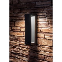 Sieninis lauko šviestuvas Bradu LED 12W 3000K Šilta balta (Antracito)