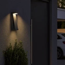 Sieninis lauko šviestuvas Bradu LED 12W 3000K Šilta balta (Antracito)