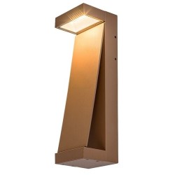 Sieninis lauko šviestuvas Bradu LED 12W 3000K Šilta balta (Ruda)