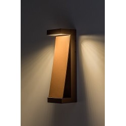 Sieninis lauko šviestuvas Bradu LED 12W 3000K Šilta balta (Ruda)