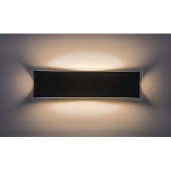 Sieninis lauko šviestuvas Pemba LED 18W 3000K Šilta balta (Juoda)