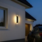 Sieninis lauko šviestuvas Pemba LED 18W 3000K Šilta balta (Juoda)