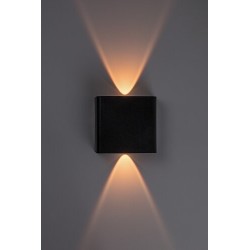 Sieninis lauko šviestuvas Portel LED 2W 2000, 2700, 4000K CCT keičiama balta spalva (Juoda)