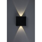 Sieninis lauko šviestuvas Portel LED 2W 2000, 2700, 4000K CCT keičiama balta spalva (Juoda)