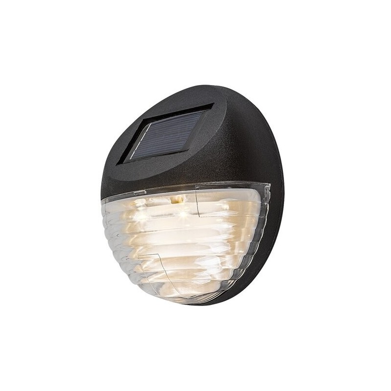 Sieninis lauko šviestuvas Lermos LED 0.06W 3000K Šilta balta (Juoda)