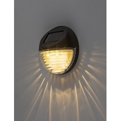 Sieninis lauko šviestuvas Lermos LED 0.06W 3000K Šilta balta (Juoda)