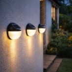 Sieninis lauko šviestuvas Lermos LED 0.06W 3000K Šilta balta (Juoda)