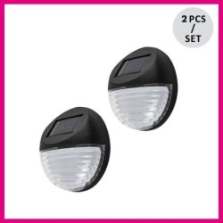 Sieninis lauko šviestuvas Lermos LED 0.06W 3000K Šilta balta (Juoda)