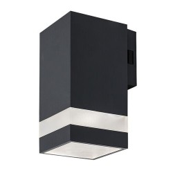 Sieninis lauko šviestuvas Urfa Line LED 9W 3000, 4000, 6500K CCT keičiama balta spalva (Antracito)