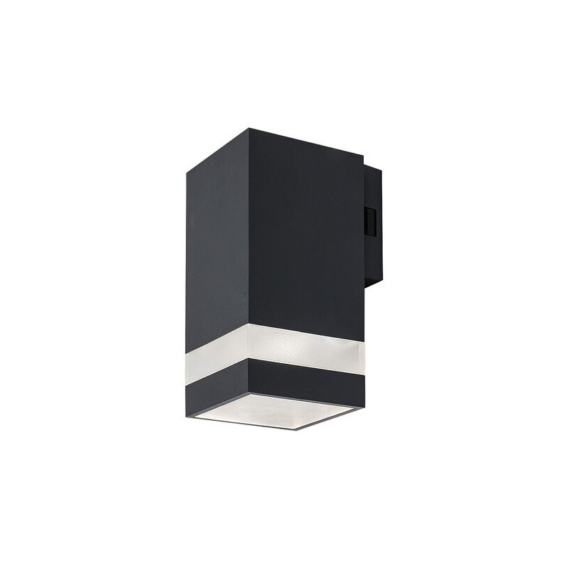 Sieninis lauko šviestuvas Urfa Line LED 9W 3000, 4000, 6500K CCT keičiama balta spalva (Antracito)