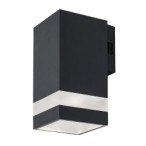 Sieninis lauko šviestuvas Urfa Line LED 9W 3000, 4000, 6500K CCT keičiama balta spalva (Antracito)