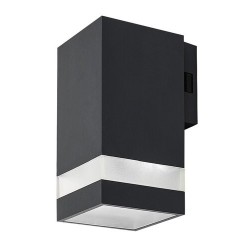 Sieninis lauko šviestuvas Urfa Line LED 9W 3000, 4000, 6500K CCT keičiama balta spalva (Antracito)