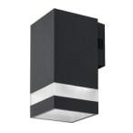 Sieninis lauko šviestuvas Urfa Line LED 9W 3000, 4000, 6500K CCT keičiama balta spalva (Antracito)