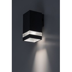 Sieninis lauko šviestuvas Urfa Line LED 9W 3000, 4000, 6500K CCT keičiama balta spalva (Antracito)
