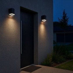 Sieninis lauko šviestuvas Urfa Line LED 9W 3000, 4000, 6500K CCT keičiama balta spalva (Antracito)