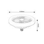 SMD-LED LED 16W 3000-6500K CCT keičiama balta spalva (Balta)