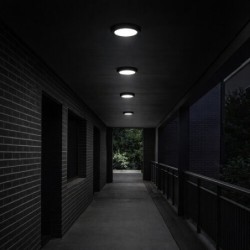 Lubinis lauko šviestuvas Shaun Plus LED 24W 4000K Neutrali balta (Juoda)