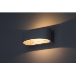Sieninis lauko šviestuvas Gerla LED 9W 3000K Šilta balta (Balta)