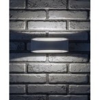 Sieninis lauko šviestuvas Gerla LED 9W 3000K Šilta balta (Balta)
