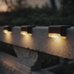 Sieninis lauko šviestuvas Ispra LED 0.06W 3000K Šilta balta (Juoda)
