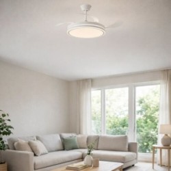 Fluara LED 60W 3000-6500K CCT keičiama balta spalva (Balta)