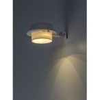 Sieninis lauko šviestuvas Montoro LED 0.06W 3000K Šilta balta (Balta)
