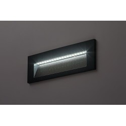 Sieninis lauko šviestuvas Kavala LED 6W 3000, 4000, 6500K CCT keičiama balta spalva (Juoda)