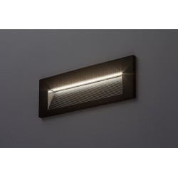 Sieninis lauko šviestuvas Kavala LED 6W 3000, 4000, 6500K CCT keičiama balta spalva (Juoda)